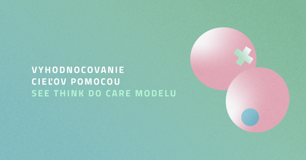 Vyhodnocovanie cieľov pomocou SEE THINK DO CARE modelu