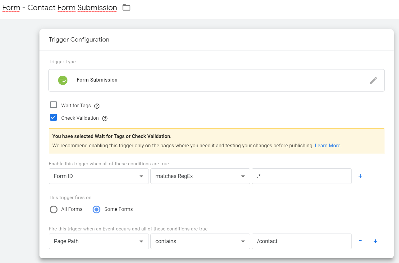 Google Tag Manager (GTM) - Form Submission Trigger_1