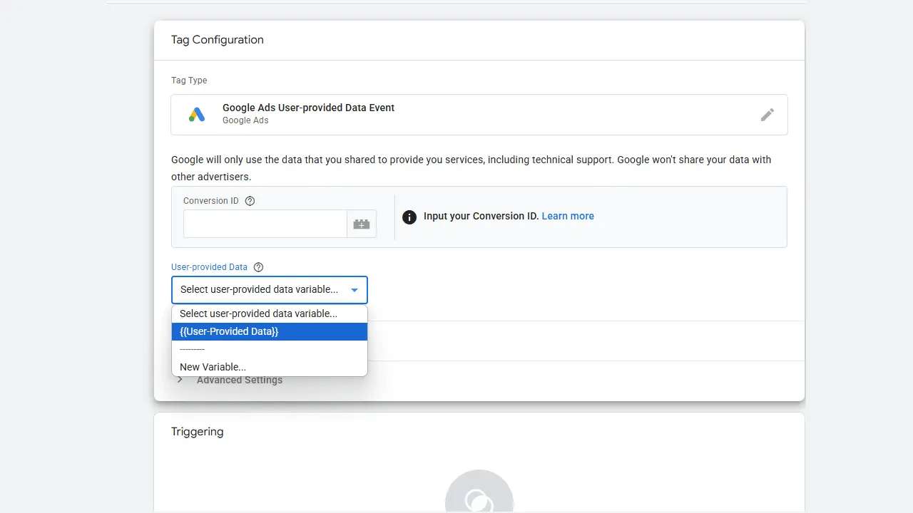 enhanced conversionm DASE