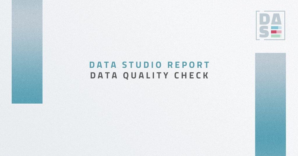 Report Data Quality Check